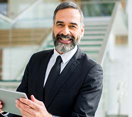 middle age businessman with tablet in the office 2023 11 27 05 23 46 utc